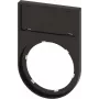 Suporte de placa de identificação Siemens SIRIUS ACT 3SU1900-0AR10-0AA0 plano arredondado preto 12,5x27 mm