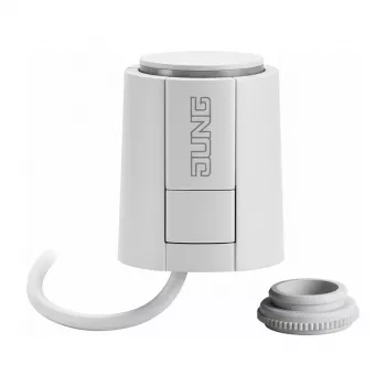 Atuador eletrotérmico JUNG TSA 230 NC WW 230V normalmente fechado branco