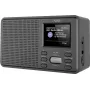 Rádio DAB+ portátil XORO DAB 142 com FM, despertador, ecrã TFT de 2,4 polegadas, preto