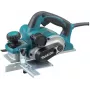 Makita KP0810C Plaina elétrica 1050W 12000 rpm 82 mm largura de aplainamento com fio preto verde
