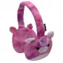 LAZERBUILT Squishmallows Lola the Unicorn Auscultadores Bluetooth sem fios para crianças - roxo/rosa