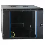 EFB-ELEKTRONIK Armário de parede 19 polegadas 9U, fixo, uma peça, RAL 9005, profundidade 450 mm (691709VTS.45)