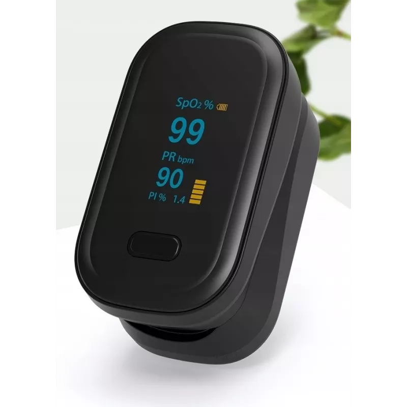Oromed PULS ORO-OXIMETER BLACK Oxímetro de pulso - Monitor SpO2 de dedo com ecrã OLED colorido