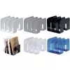 Durable Porta-prospectos TREND 2, DIN A5, horizontal, cinzento, poliestireno, 1 bolsa, expositor de mesa, 215x165x35 mm