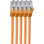ShiverPeaks BS75511-1.5O-SET5 Cabo de rede Cat.7 S/FTP 1,5 m (pack de 5) ficha/ficha RJ-45 banhada a ouro