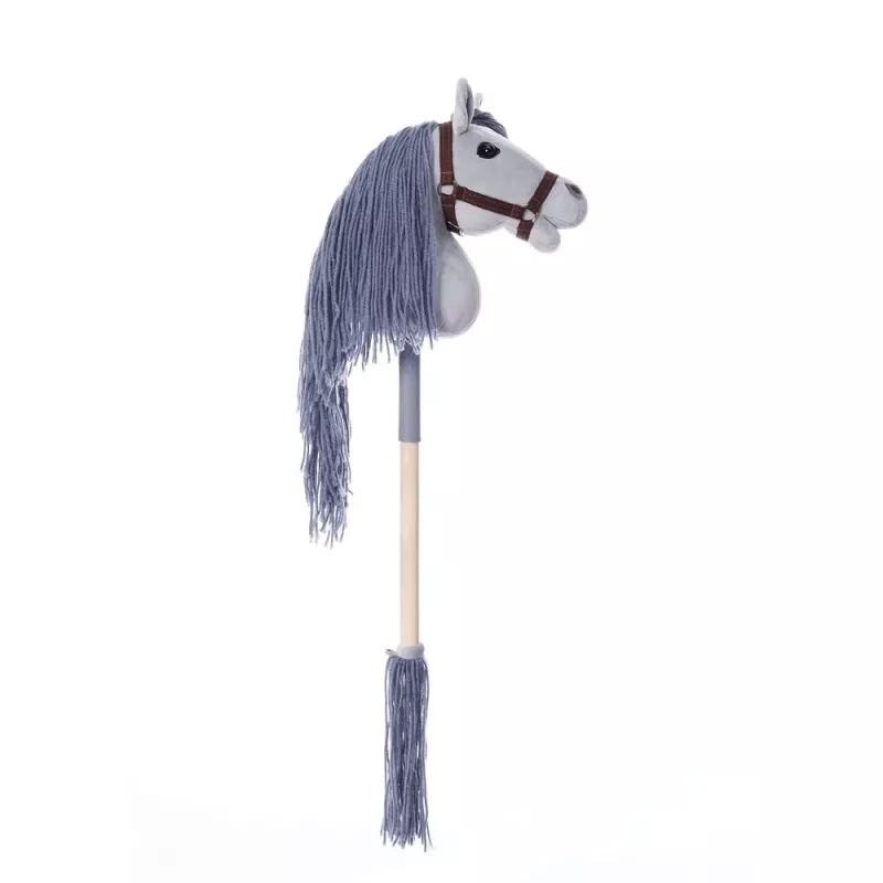 TOOTINY HOPPIHORSE cavalinho de peluche com cabo A4, cinzento