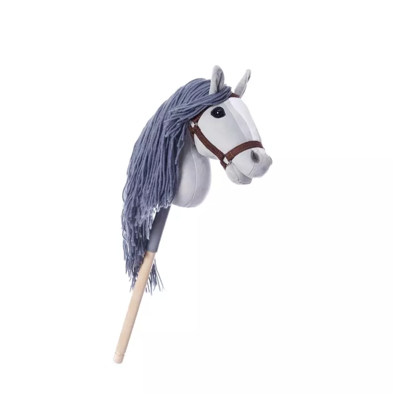 TOOTINY HOPPIHORSE cavalinho de peluche com cabo A4, cinzento