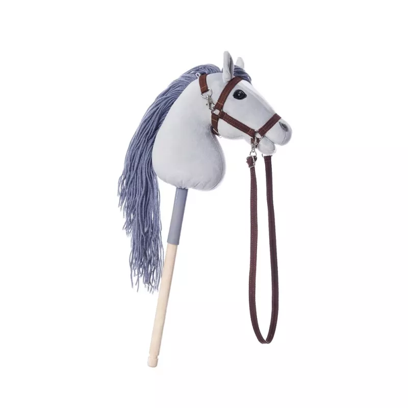 TOOTINY HOPPIHORSE cavalinho de peluche com cabo A4, cinzento