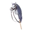 TOOTINY HOPPIHORSE cavalinho de peluche com cabo A4, cinzento