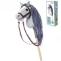 TOOTINY HOPPIHORSE cavalinho de peluche com cabo A4, cinzento