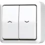 JUNG interruptor cego/persiana 10AX 250V 1 polo momentâneo branco alpino (639VAWW)