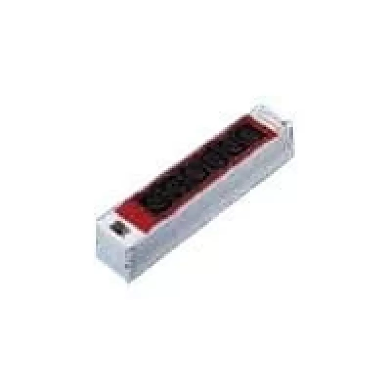 Unidade de distribuição de energia Rittal - 6 tomadas IEC C13, montagem em rack 1U, 10A, 230V, cabo 2m, preto