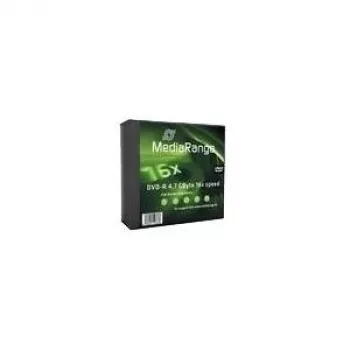 MediaRange 5 x DVD-R 4,7 GB 16x caixa slim jewel MR418