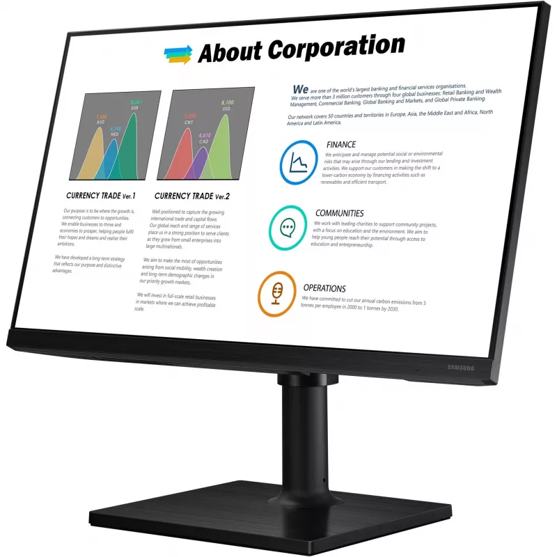 Monitor Samsung LF27T450FQRXEN 27