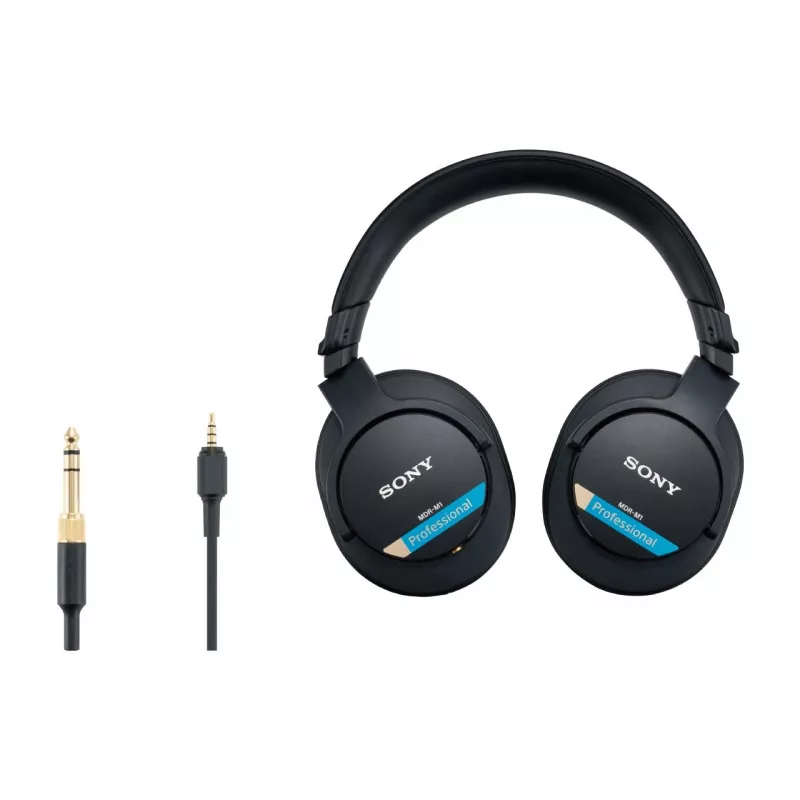 Auscultadores de estúdio fechados Sony MDR-M1 - preto