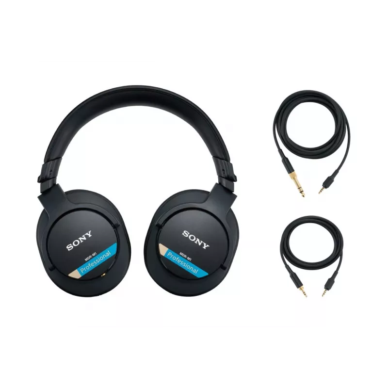 Auscultadores de estúdio fechados Sony MDR-M1 - preto