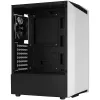 Aerocool Bionic V1 Midi-Tower, RGB, vidro temperado - preto/branco