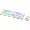 Conjunto de teclado e rato para gaming MSI Vigor GK30 Combo White (DE Layout)