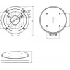 Hikvision DS-1281ZJ-S Caixa de ligação para câmaras dome/turret, branco, liga de alumínio