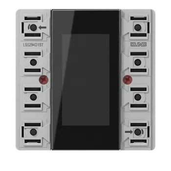 JUNG KNX Módulo controlador de sala compacto 4 vias LS5294D1ST aço inoxidável série LS