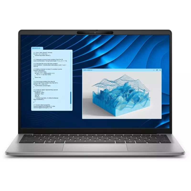 Dell Latitude 5455 Portátil, Snapdragon X Plus X1P-42-100, 16GB RAM, 512GB SSD, ecrã FHD+ de 14,0 inch, Gráficos Qualcomm Adreno, Leitor de impressões digitais, Câmara FHD IR, Teclado retroiluminado, Windows 11 Pro, 3 anos ProSupport