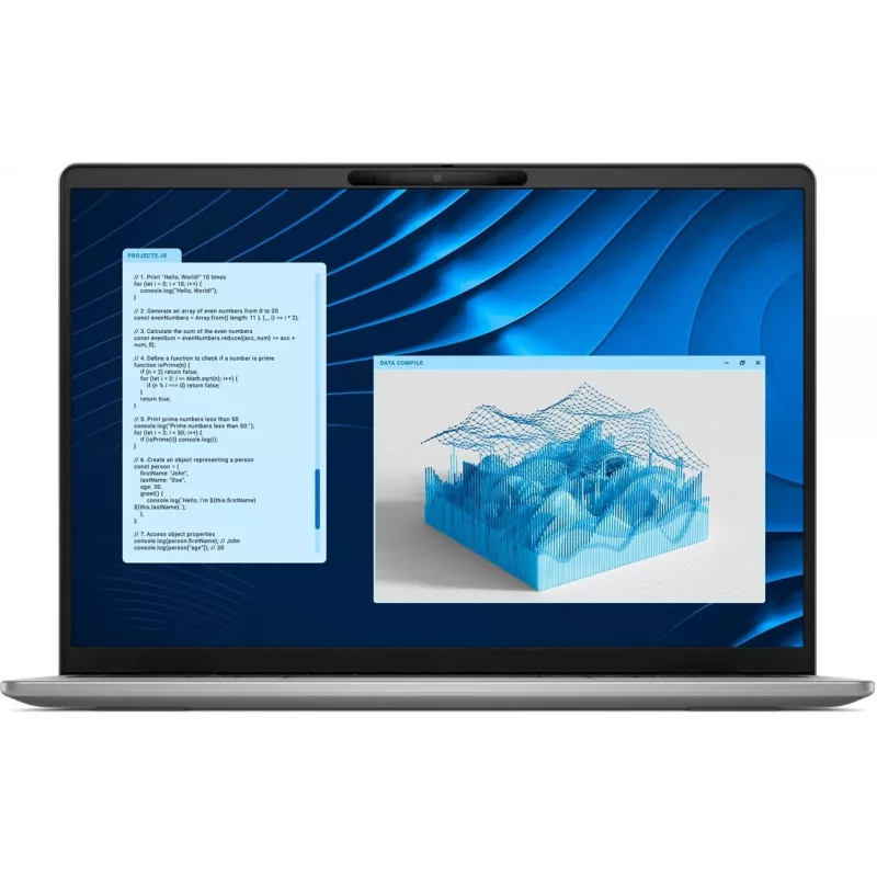 Dell Latitude 5455 Portátil, Snapdragon X Plus X1P-42-100, 16GB RAM, 512GB SSD, ecrã FHD+ de 14,0 inch, Gráficos Qualcomm Adreno, Leitor de impressões digitais, Câmara FHD IR, Teclado retroiluminado, Windows 11 Pro, 3 anos ProSupport