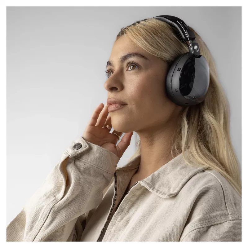 Skullcandy Aviator 900 ANC TWS Auscultadores over-ear sem fios com cancelamento ativo de ruído, preto