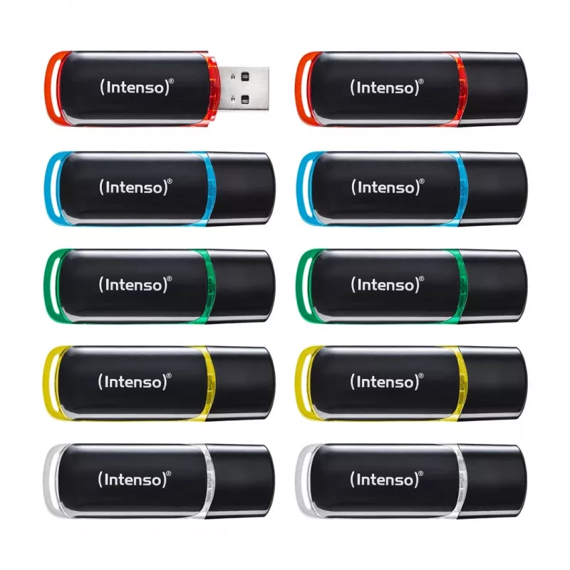 Intenso Business Line 4GB USB 2.0 Pen drive pack de 10 (várias cores)