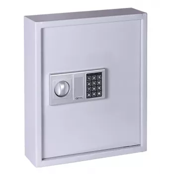OLYMPIA GOsafe 50B Cofre de chaves, polipropileno (PP), cinzento, 71 ganchos, código, 450 x 360 x 120 mm