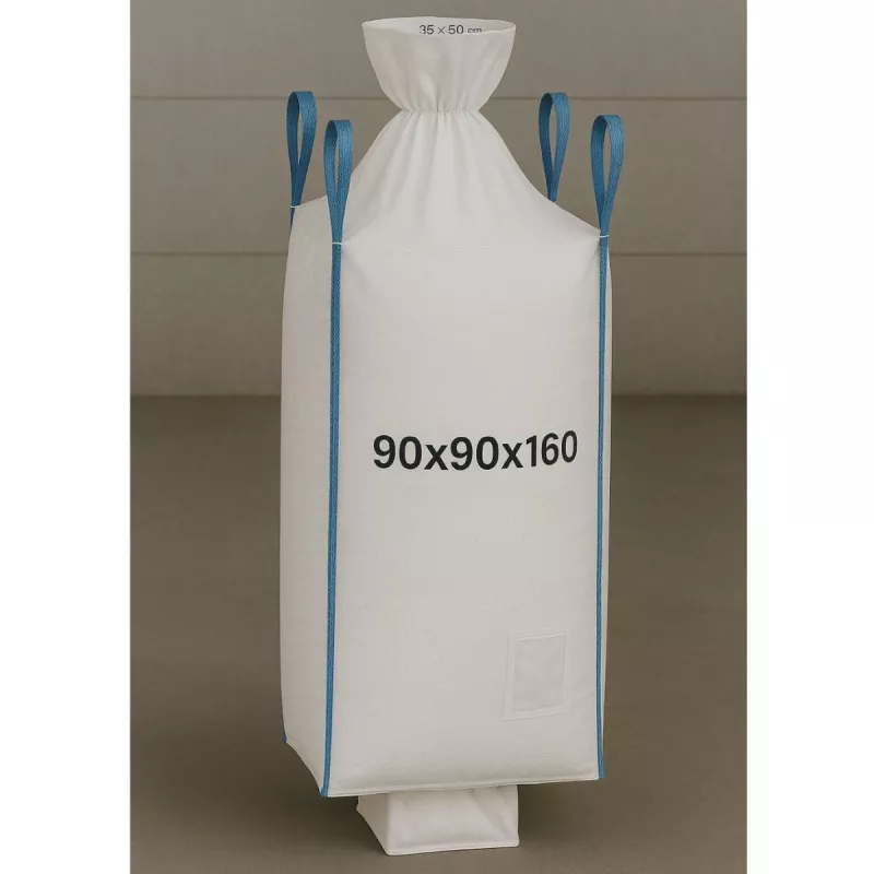 EXTRALINK Big Bag U+2 90x90x160cm 1000kg com bico de descarga