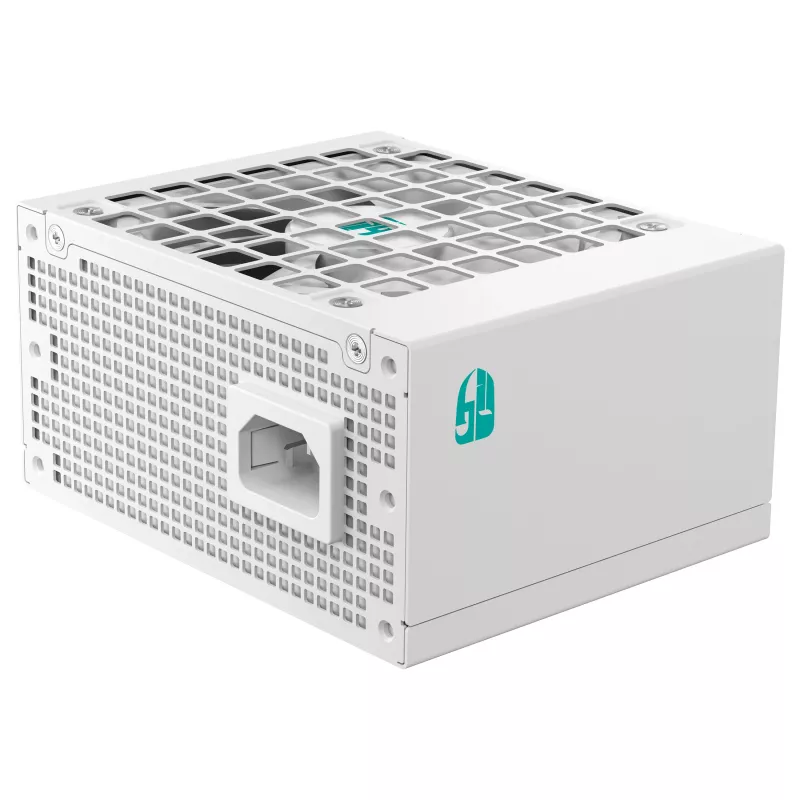 Fonte de alimentação DeepCool PS750G WH 750W ATX 3.1 totalmente modular 80 Plus Gold branca
