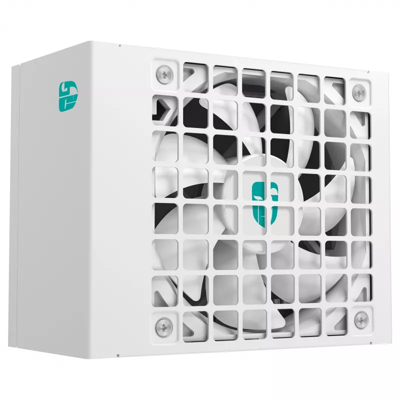 Fonte de alimentação DeepCool PS750G WH 750W ATX 3.1 totalmente modular 80 Plus Gold branca