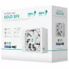 Fonte de alimentação DeepCool PS750G WH 750W ATX 3.1 totalmente modular 80 Plus Gold branca