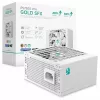 Fonte de alimentação DeepCool PS750G WH 750W ATX 3.1 totalmente modular 80 Plus Gold branca