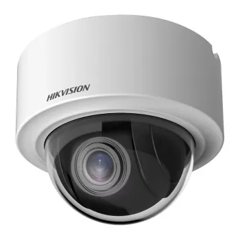 Câmara de rede dome PTZ Hikvision DS-2DE3404W-DE(T5) 4MP com AcuSense, zoom ótico 4x, IR até 50m, IP66, IK10