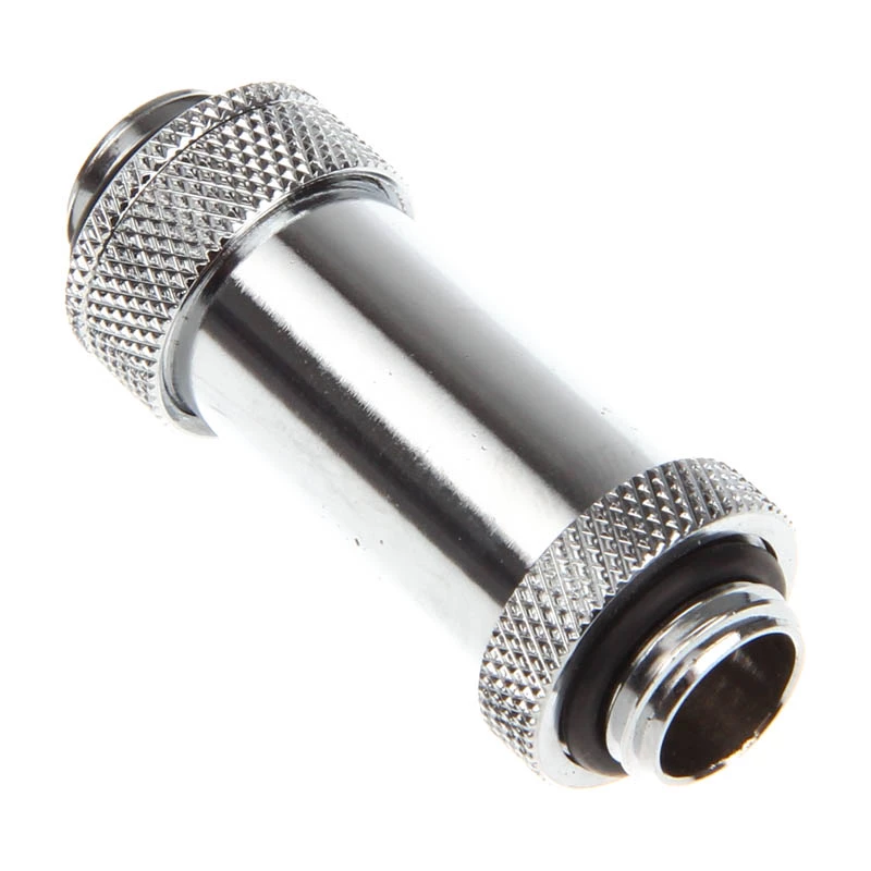 Bitspower Aqua-Pipe II (41-69mm) para depósito de compensação - rosca G1/4, prateado brilhante