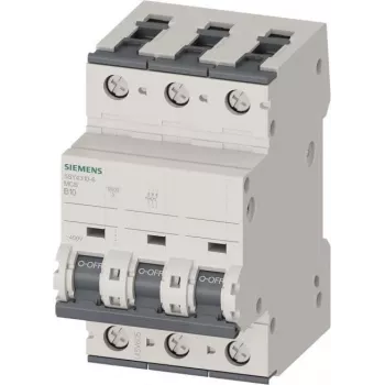Disjuntor SIEMENS 5SY4310-6 10 A 3 polos B
