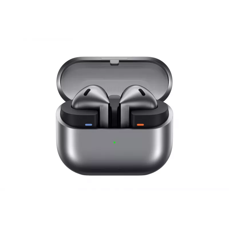 Auscultadores Samsung Galaxy Buds3 True Wireless Stereo (TWS) in-ear com cancelamento ativo de ruído, Bluetooth 5.4, IP57, prateado