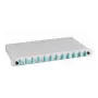 EFB-Elektronik BA71203.48OM3 caixa de emendas, SC, OM3 50/125µm, extraível, 48 pigtails decapados, 24 acopladores duplex