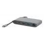 Estação de acoplamento Mobilis USB-C 8-em-1 100W PD HDMI 4K VGA cinzento espacial