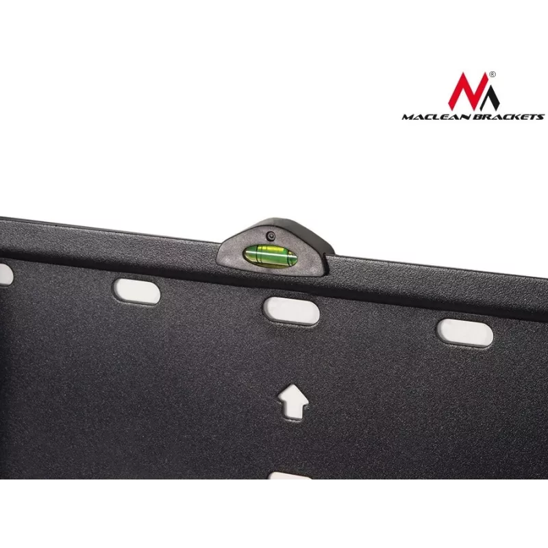 Suporte de parede fixo para TV MACLEAN MC-665 para ecrãs de 32-55 polegadas, preto, até 40 kg, VESA 400x400