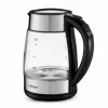Chaleira elétrica Zelmer ZCK8026 1,7 L 2200 W preta, transparente