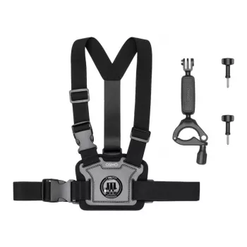 Kit de acessórios para bicicleta DJI Osmo Action - suporte de guiador e de peito para Osmo Action 3, Action 2, Osmo Action