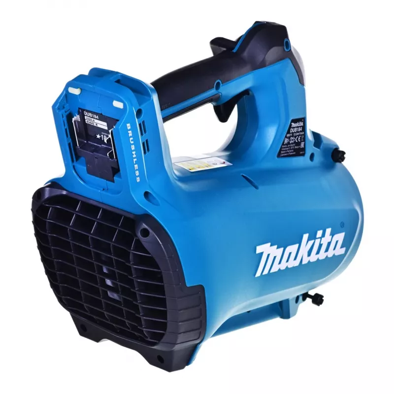 Soprador de folhas a bateria Makita DUB184RT 176 km/h 18 V preto azul