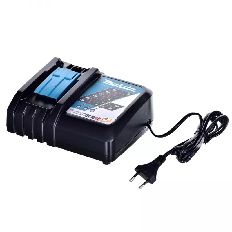 Soprador de folhas a bateria Makita DUB184RT 176 km/h 18 V preto azul
