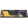 Teclado mecânico A4Tech Bloody S98 Sports Lime, switches BLMS Red Plus, 98 teclas compacto, retroiluminação RGB, USB-C removível