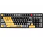 Teclado mecânico A4Tech Bloody S98 Sports Lime, switches BLMS Red Plus, 98 teclas compacto, retroiluminação RGB, USB-C removível