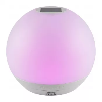 Lanterna LED recarregável a energia solar New Garden Buly 50 450 lúmens 3000K+RGB