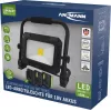 Luminária de trabalho LED ANSMANN 1600-0713 FL50W 18V com packs de bateria e placas adaptadoras