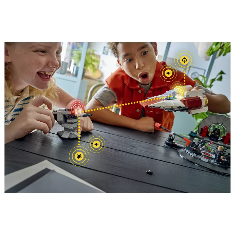 LEGO Star Wars SMART Play: A-Wing e o duelo na sala do trono (75427)